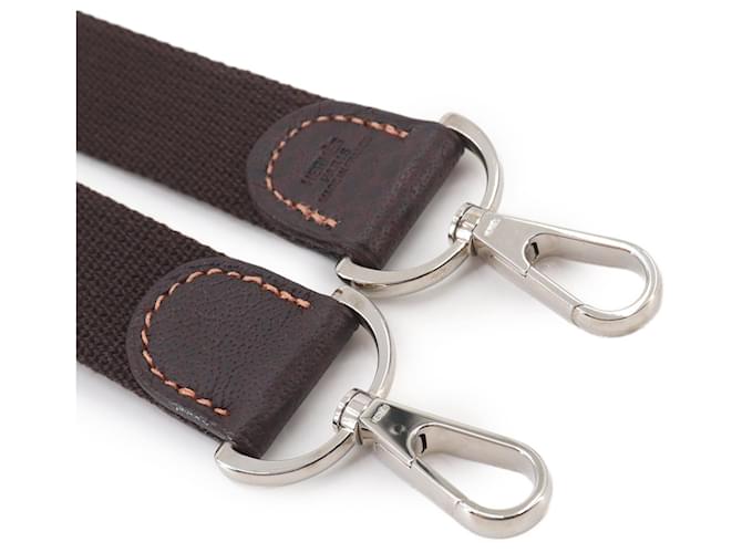 Hermès Tracolla Hermes Evelyne Marrone - vista 3
