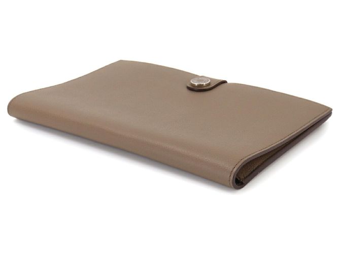 Hermès Cartera larga bi-fold Hermes R.M.S Toutenmain Gris pardo - vista 3