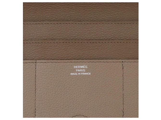 Hermès Cartera larga bi-fold Hermes R.M.S Toutenmain Gris pardo - vista 9