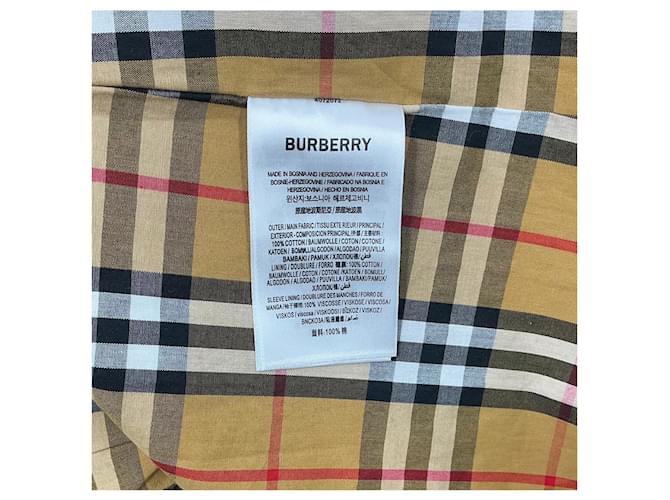 Trench coat de algodón Burberry Beige - vista 4