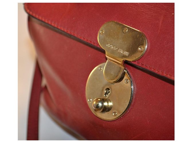 Borsa a mano Giorgio Armani in pelle rossa Rosso - vista 3