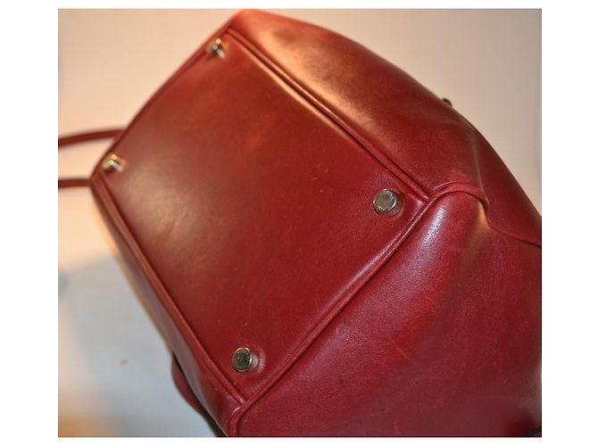 Borsa a mano Giorgio Armani in pelle rossa Rosso - vista 7