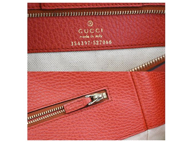 Gucci Swing Tote Leder Medium Rot - Ansicht 6