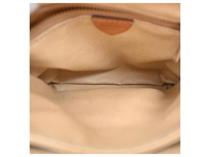Céline Celine Vintage Macadam Canvas Small Beige - vista 5