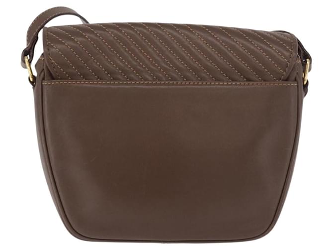 Céline Celine Macadam Leather Medium Marrone - vista 3