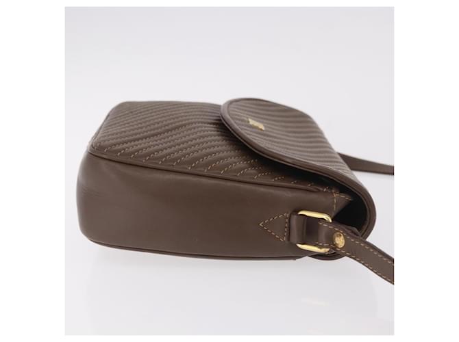Céline Celine Macadam Leather Medium Marrone - vista 4
