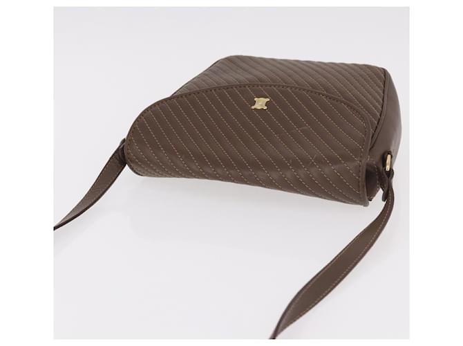Céline Celine Macadam Leather Medium Marrone - vista 7