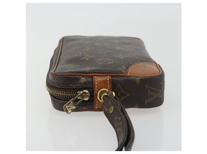 Louis Vuitton Marly Monogram PM Marrone - vista 4