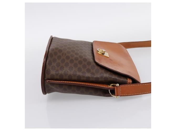 Céline Celine Macadam Leather Medium Marrone - vista 4