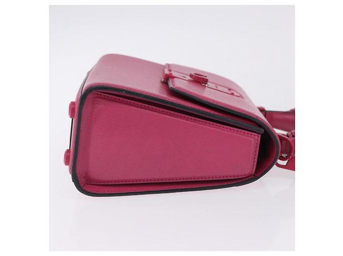 Salvatore Ferragamo Boxyz Top Handle Leather Small Rosa - vista 3