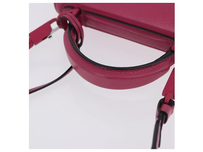 Salvatore Ferragamo Boxyz Top Handle Leather Small Rosa - vista 7
