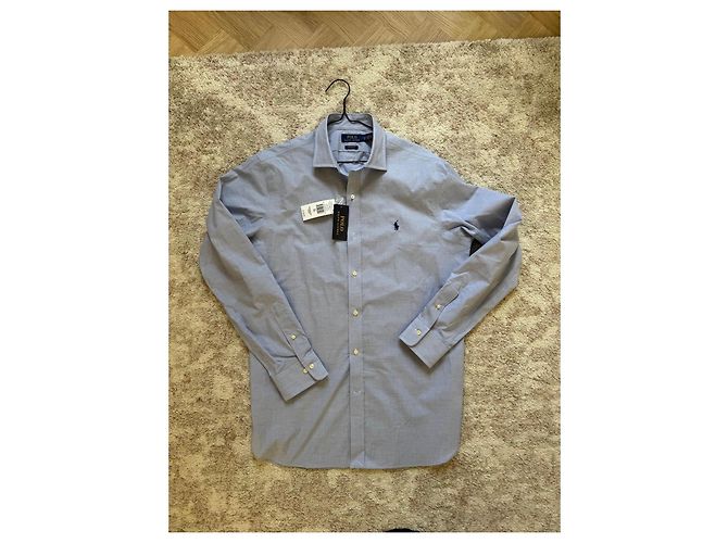 Camicia Oxford Polo Ralph Lauren Custom Fit Azzurro - vista 2
