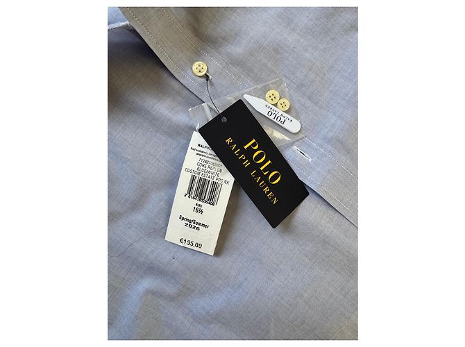Camicia Oxford Polo Ralph Lauren Custom Fit Azzurro - vista 3