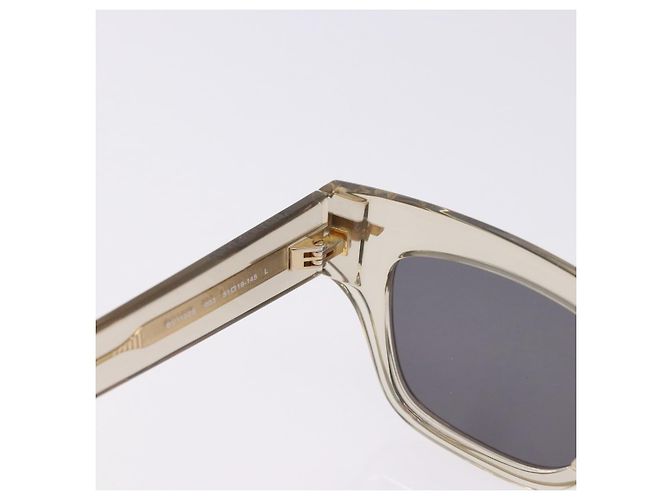 Gafas de sol BOTTEGA VENETA Plastic Gold Clear Auth BA15029 Dorado - vista 10