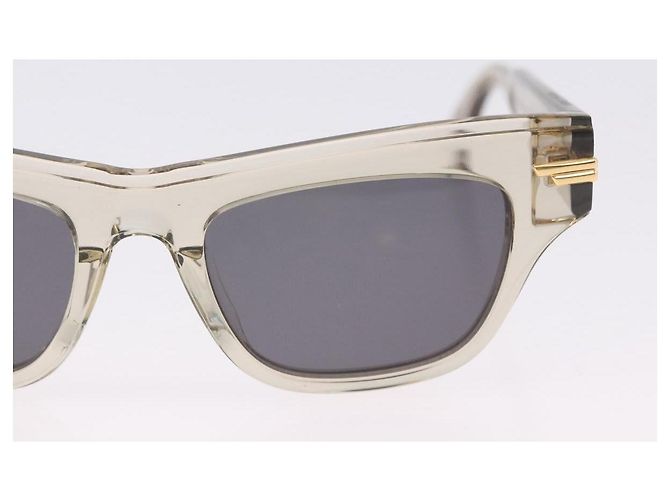 Gafas de sol BOTTEGA VENETA Plastic Gold Clear Auth BA15029 Dorado - vista 4