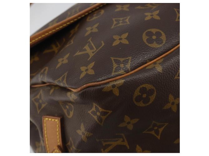 LOUIS VUITTON Monogram Saumur 35 Shoulder Bag M42254 LV Auth ka5729 Monogramma - vista 15