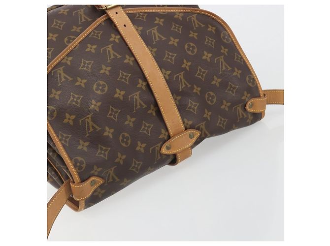 LOUIS VUITTON Monogram Saumur 35 Shoulder Bag M42254 LV Auth ka5729 Monogramma - vista 6