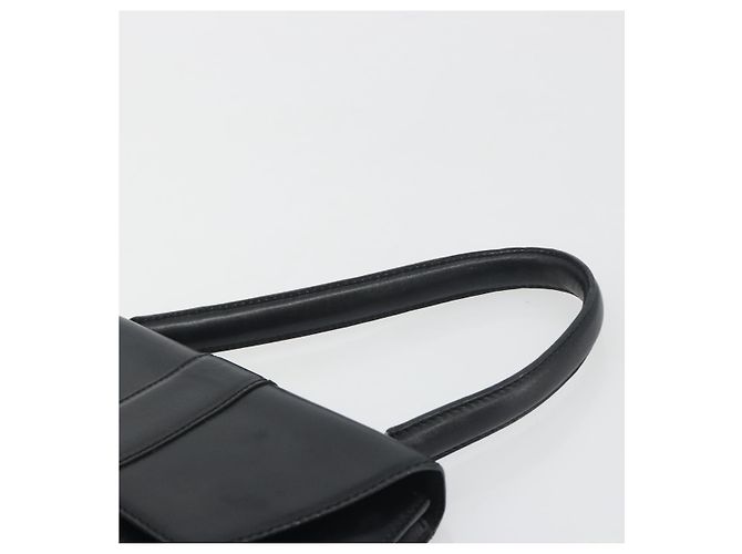 Céline CELINE Hand Bag Leather Black Gold Auth 197040 Golden - view 14