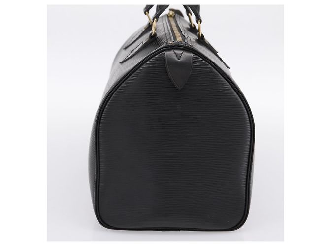 Borsa a mano LOUIS VUITTON Epi Speedy 35 Noir Black M42992 LV Auth am12284V Nero - vista 3