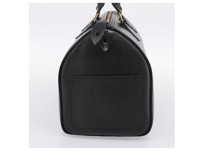 Borsa a mano LOUIS VUITTON Epi Speedy 35 Noir Black M42992 LV Auth am12284V Nero - vista 4
