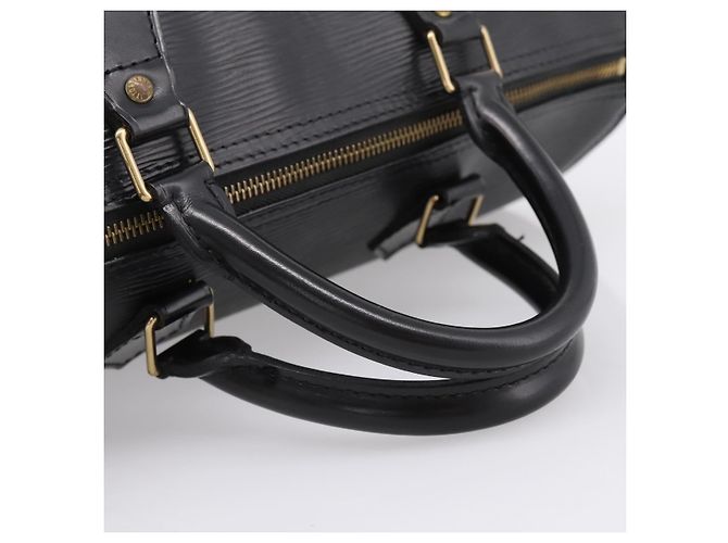 Borsa a mano LOUIS VUITTON Epi Speedy 35 Noir Black M42992 LV Auth am12284V Nero - vista 7
