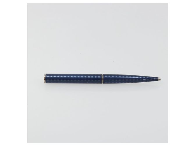 Penna a sfera LOUIS VUITTON Jet Rack metallo Blu N79155 LV Auth 196940 - vista 10