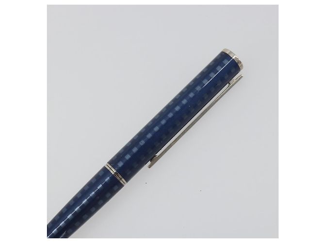 Penna a sfera LOUIS VUITTON Jet Rack metallo Blu N79155 LV Auth 196940 - vista 3