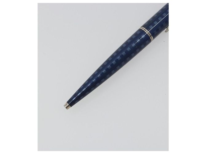 Penna a sfera LOUIS VUITTON Jet Rack metallo Blu N79155 LV Auth 196940 - vista 5