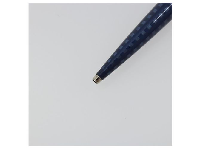 Penna a sfera LOUIS VUITTON Jet Rack metallo Blu N79155 LV Auth 196940 - vista 6