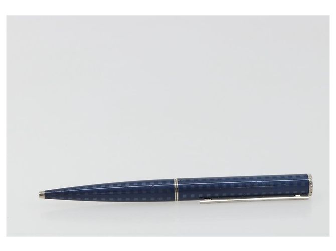 Penna a sfera LOUIS VUITTON Jet Rack metallo Blu N79155 LV Auth 196940 - vista 9