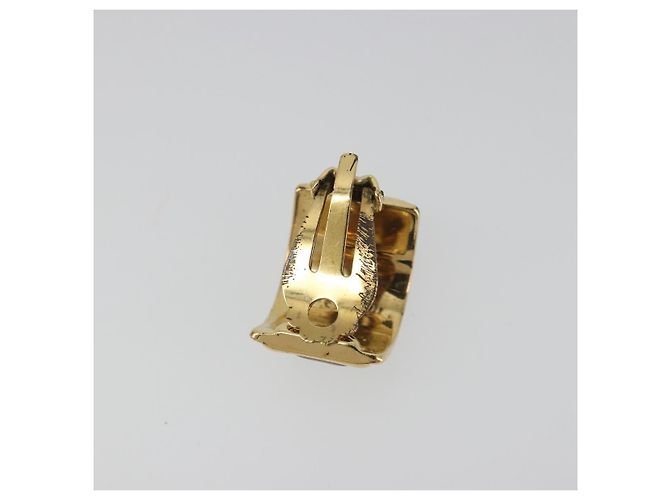 Hermès Orecchini HERMES Metallo Tono Oro Auth 198808V - vista 3