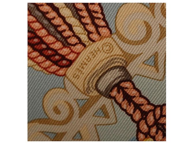 Hermès HERMES Carre 90 Seidentuch Hellblau Auth 186988 - Ansicht 11