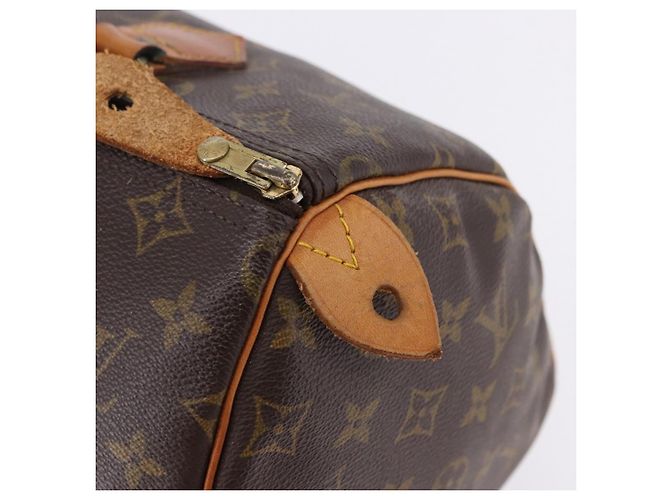 Borsa a mano LOUIS VUITTON Monogram Speedy 30 M41526 LV Auth ka5758A Monogramma - vista 19
