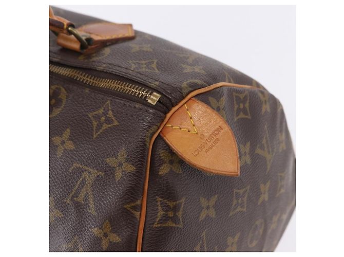Borsa a mano LOUIS VUITTON Monogram Speedy 30 M41526 LV Auth ka5758A Monogramma - vista 20