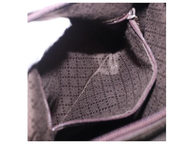 Borsa a mano GUCCI Bamboo Nylon Khaki Silver 000 0509 Auth ka5767 Argento Cachi - vista 22