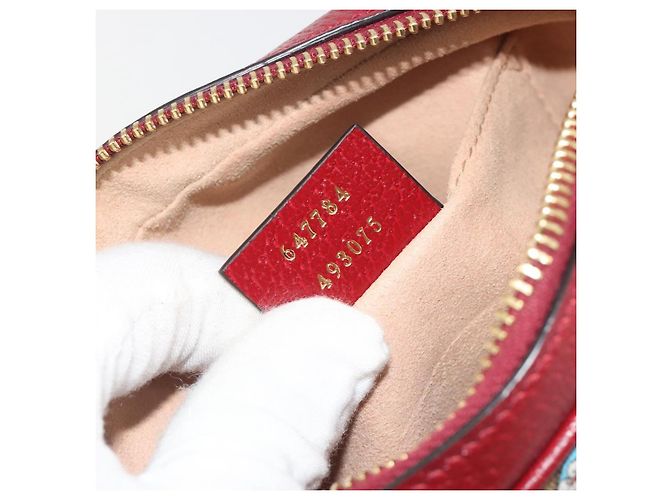 GUCCI Micro GG Supreme Doraemon Collaboration PVC Beige Gold 647784 Auth 196088M D'oro - vista 11