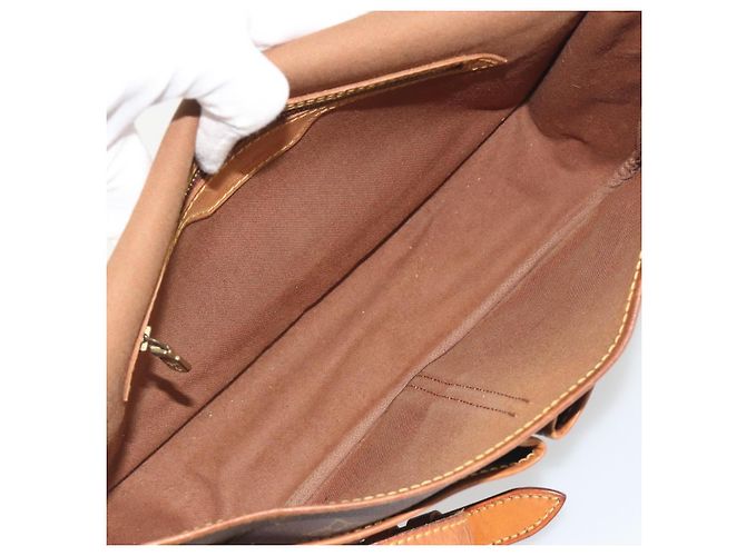 LOUIS VUITTON Monogram Gibeciere MM Shoulder Bag M42247 LV Auth 197052 Monogramma - vista 11