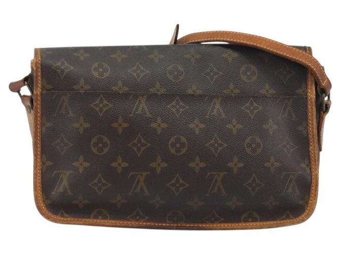 LOUIS VUITTON Monogram Gibeciere MM Shoulder Bag M42247 LV Auth 197052 Monogramma - vista 2