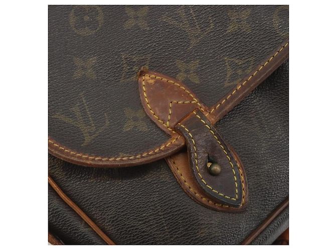 LOUIS VUITTON Monogram Gibeciere MM Shoulder Bag M42247 LV Auth 197052 Monogramma - vista 9