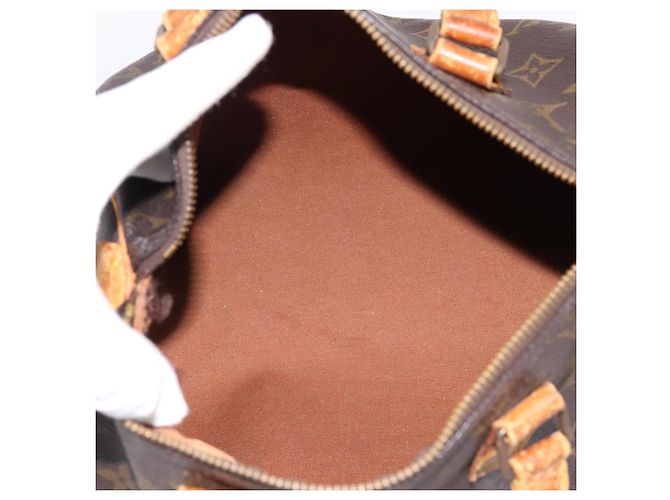 LOUIS VUITTON Monogram Speedy 25 Hand Bag M41528 LV Auth 198256 Monogramma - vista 11