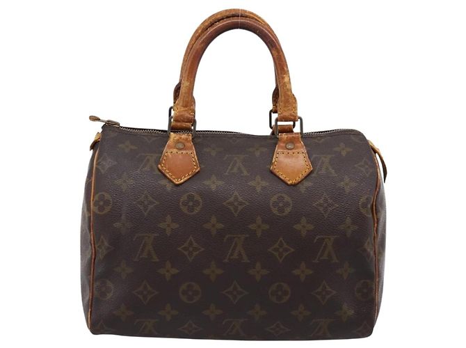 LOUIS VUITTON Monogram Speedy 25 Hand Bag M41528 LV Auth 198256 Monogramma - vista 2