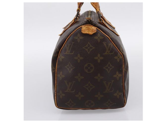 LOUIS VUITTON Monogram Speedy 25 Hand Bag M41528 LV Auth 198256 Monogramma - vista 4