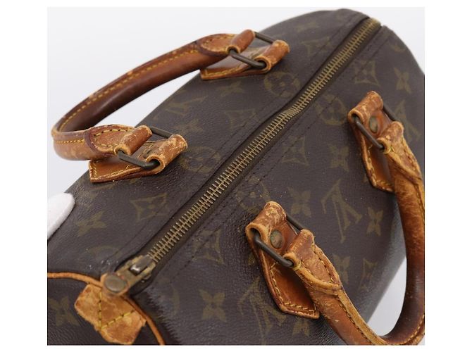 LOUIS VUITTON Monogram Speedy 25 Hand Bag M41528 LV Auth 198256 Monogramma - vista 6
