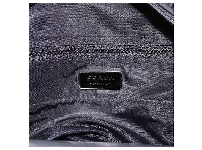Borsa Tote PRADA Nylon Black Silver Auth mr2834 Nero Argento - vista 18