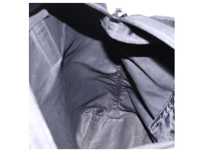 Borsa Tote PRADA Nylon Black Silver Auth mr2834 Nero Argento - vista 19
