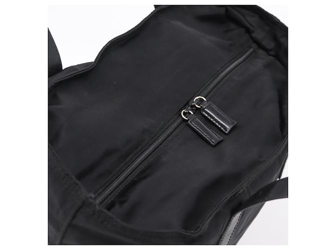 Borsa Tote PRADA Nylon Black Silver Auth mr2834 Nero Argento - vista 6