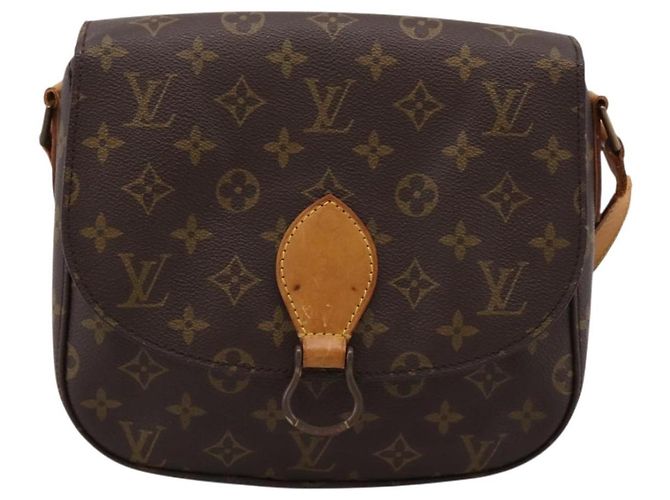 LOUIS VUITTON Monogram Saint Cloud GM Shoulder Bag M51242 LV Auth BA15201 Monogramma - vista 13