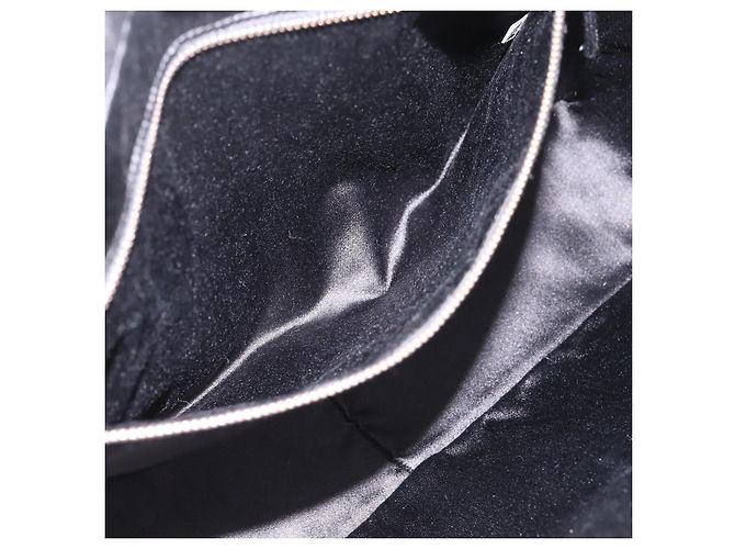 Borsa PRADA Saffiano Black Gold Tone Auth am12372SAM Nero - vista 25