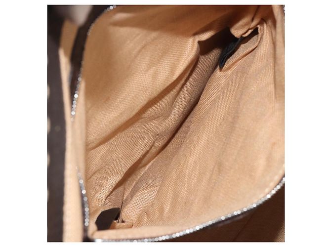 Borsa a mano FENDI Celeria Canvas Brown Silver 8BN156 Auth BA14857 Marrone Argento - vista 23