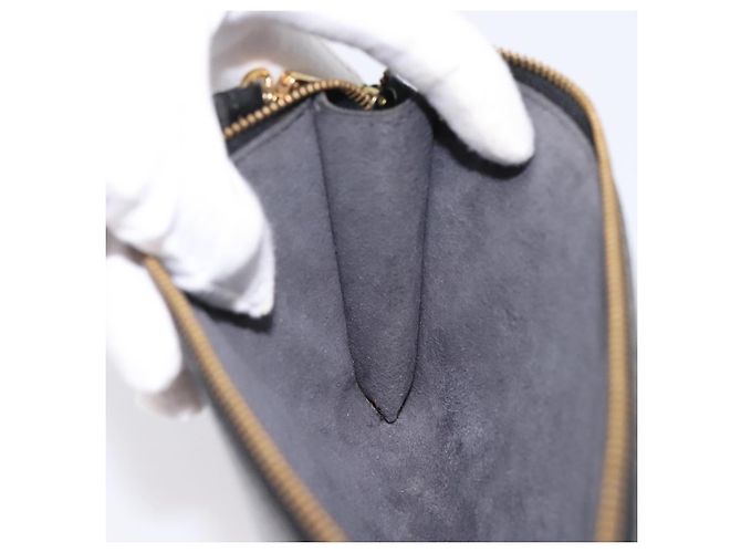 LOUIS VUITTON Epi Pochette Accessoires Pouch Black M52982 LV Auth 198701A Negro - vista 19